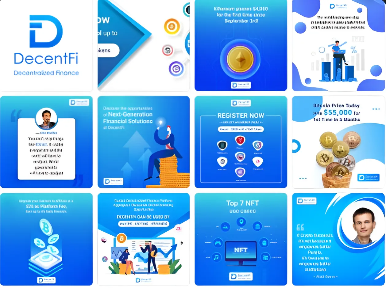 DecentFi Social Media Ads